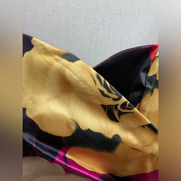 Rinascimento ruche floral mini  dress Sz M - Picture 12 of 12